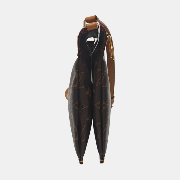 SAUMUR PM Monogram Coated Canvas Brown