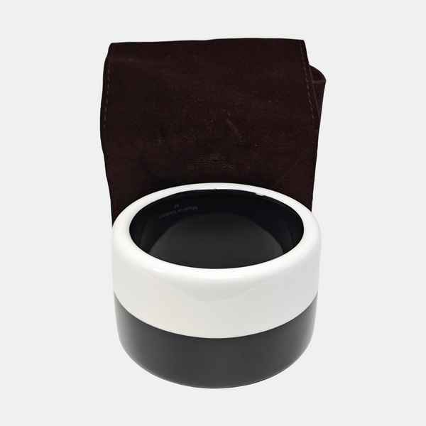 Synthetic Material White Bangle