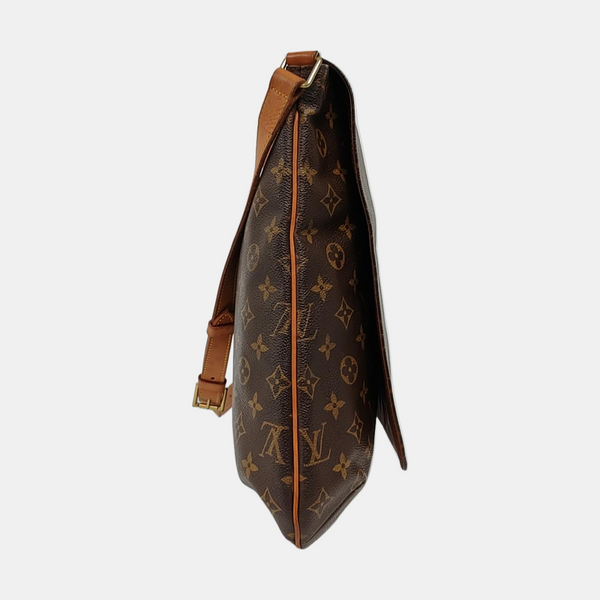 MUSETTE TANGO Monogram Coated Canvas Brown