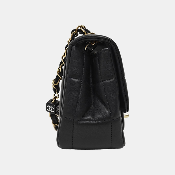 CLASSIC FLAP Mini Quilted Lambskin Black