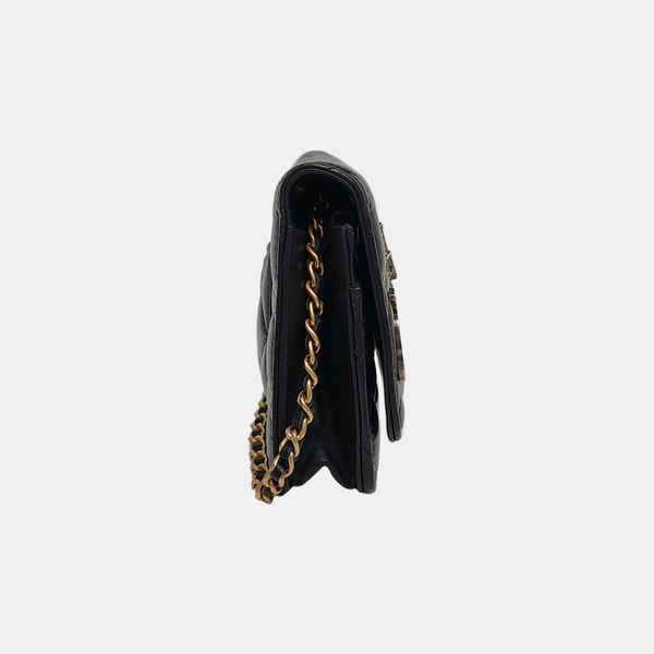 2.55 WOC Quilted Calfskin Black