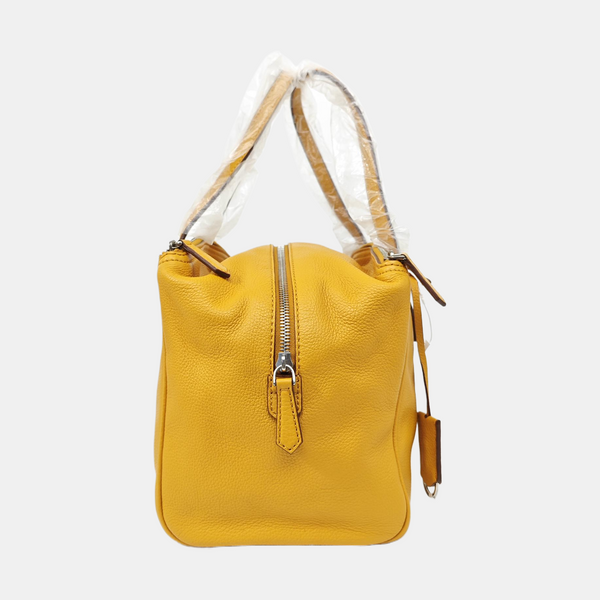 Calfskin Tote Bag Yellow