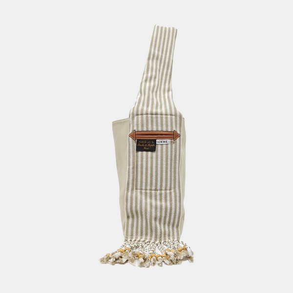 Canvas Top Handle Bag Beige