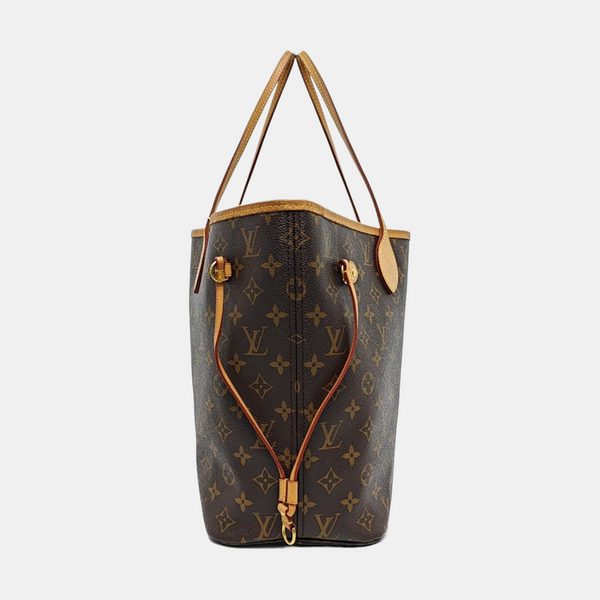 NEVERFULL MM Lona Monogram Revestida Marrón