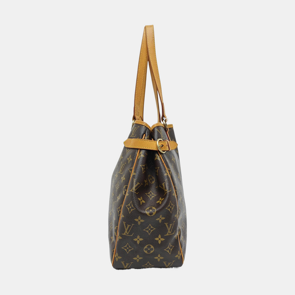 BATIGNOLLES MM Monogram Coated Canvas Brown