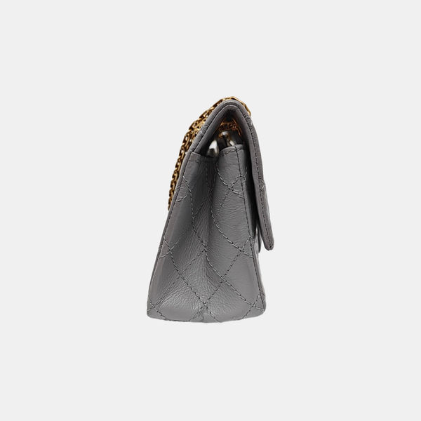 2.55 224 (mini) Quilted Calfskin Gray