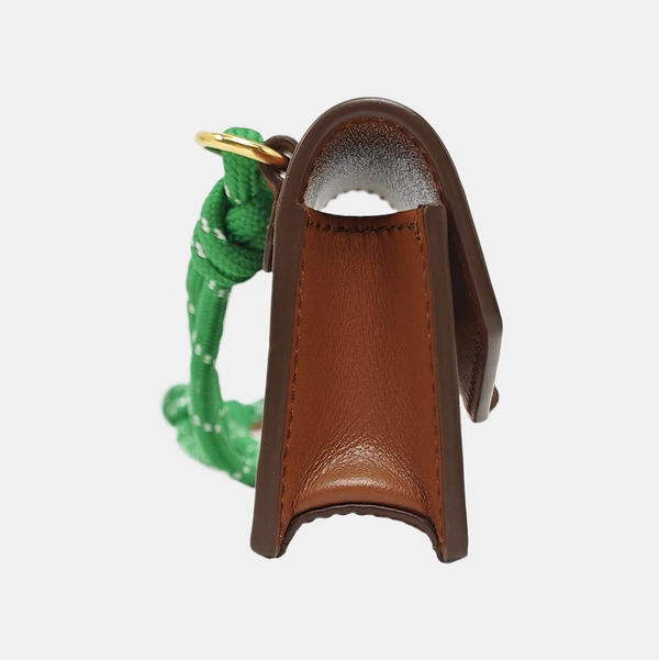 Calfskin Shoulder Bag Brown