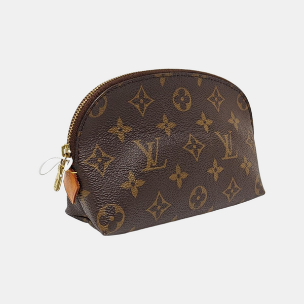 COSMETIC PM Monogram Coated Canvas Brown