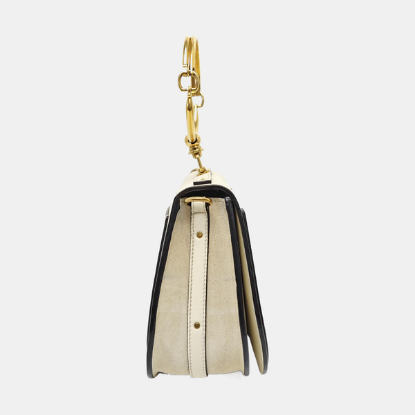 Nile Medium Calfskin White