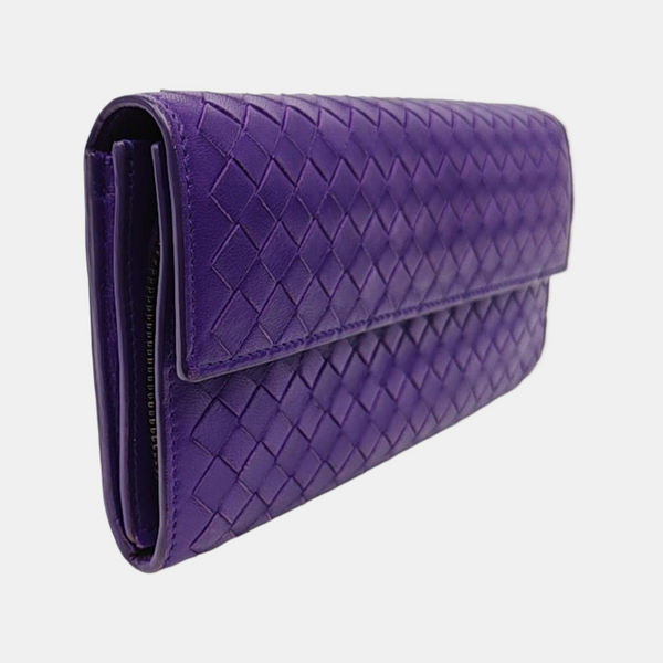 Lambskin Clutch Purple