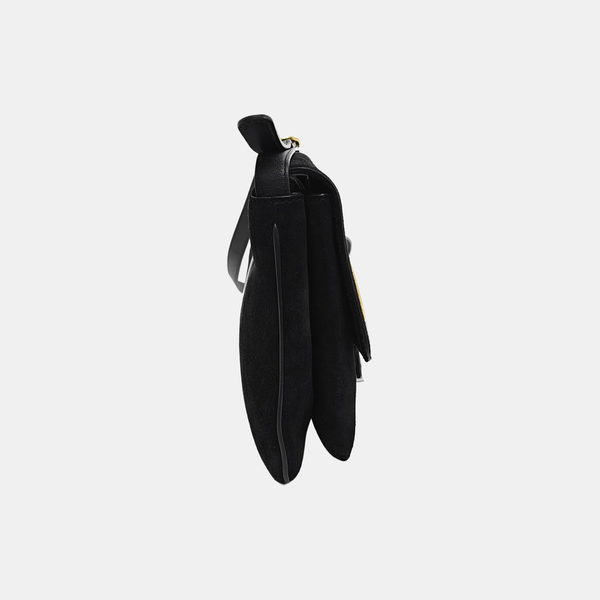 Arli Medium Suede Black