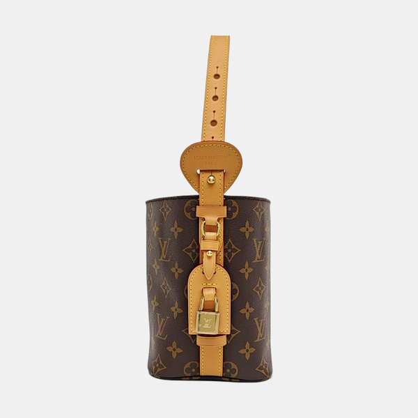 ALL IN Monogram Coated Canvas Brown