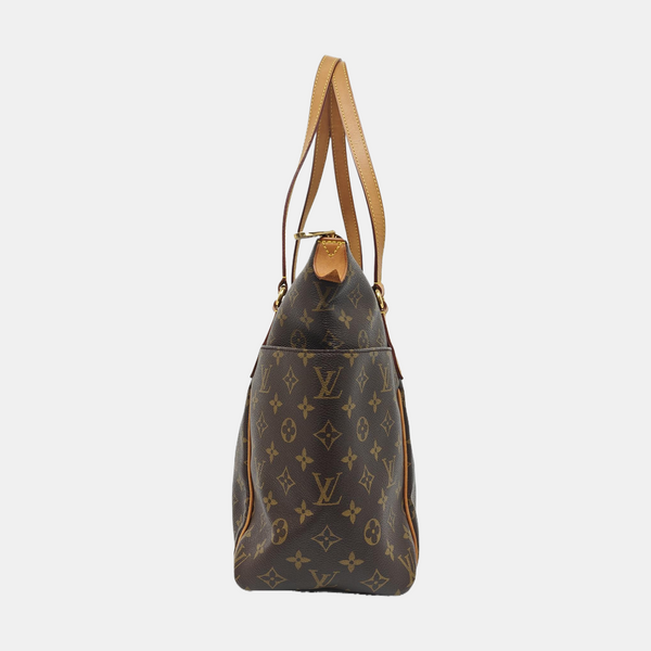 TOTALLY Monogram Coated Canvas Brown