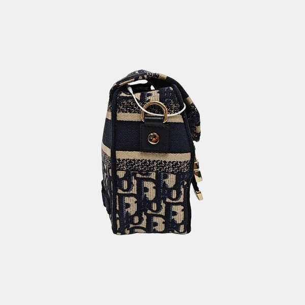 Diorcamp Small Oblique Canvas Blue