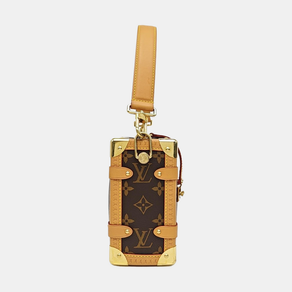 SIDE TRUNK MM Monogram Coated Canvas Brown