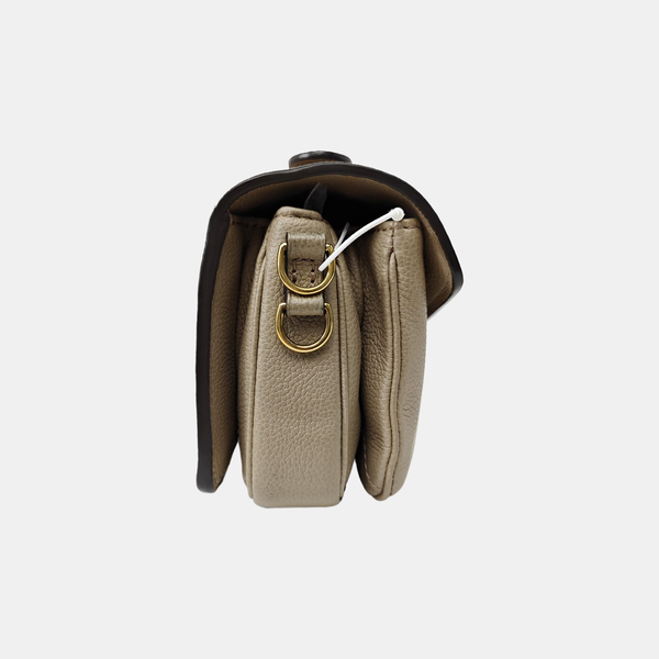 MÉTIS EAST WEST Monogram Calfskin Gray