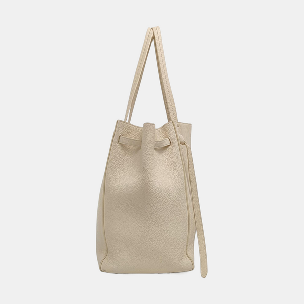 CABAS PHANTOM Small Calfskin White