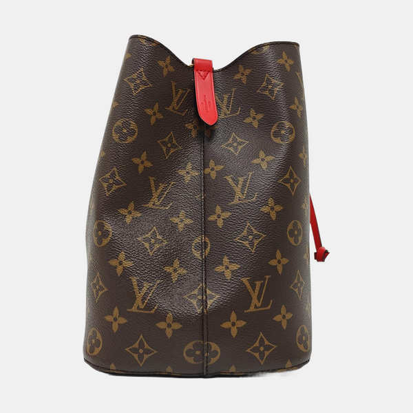 NÉONOÉ MM Monogram Coated Canvas Brown