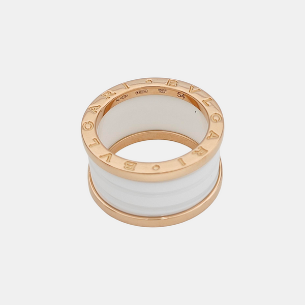 B.ZERO1 18k Rose Gold Ring EU 54