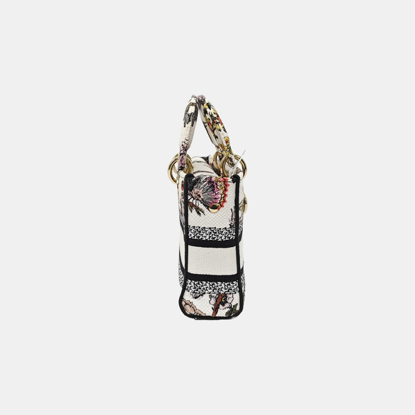 Lady D-Lite Medium Fabric White