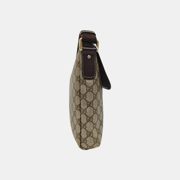GG Supreme Monogram Coated Canvas Black