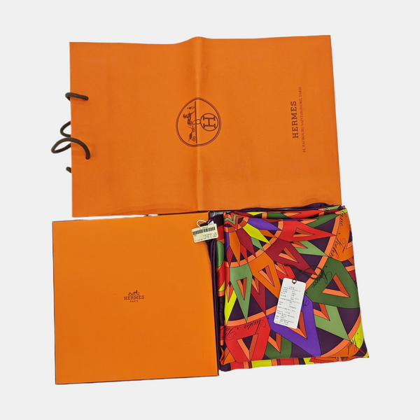 Mulberry Silk Silk Scarf Multicolor