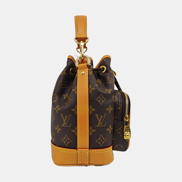 NOÉ PM Monogram Coated Canvas Brown