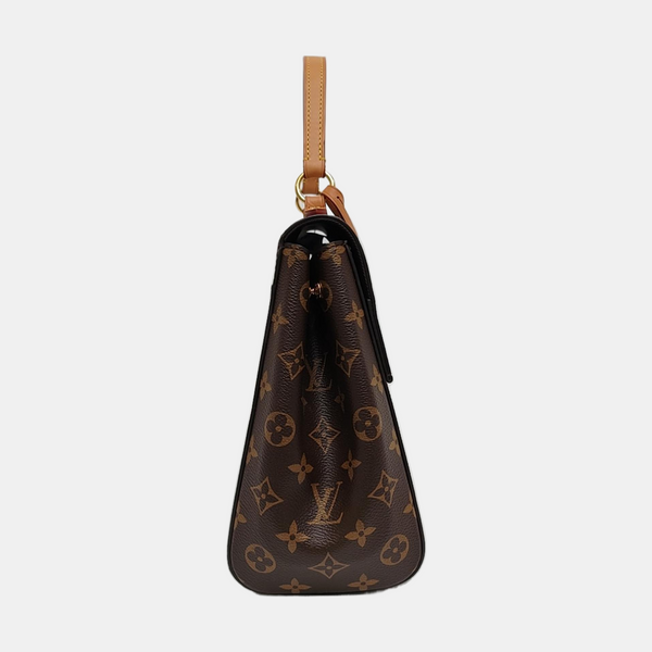 CLUNY MM Monogram Coated Canvas Brown