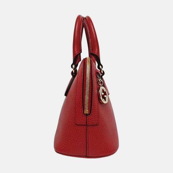 Dome Calfskin Red