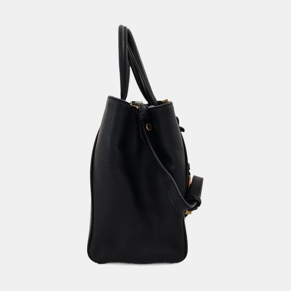 2 Jours Small Calfskin Black
