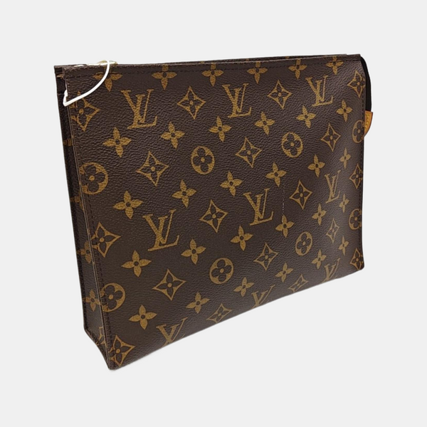 TOILET POCKET 26 Monogram Coated Canvas Brown