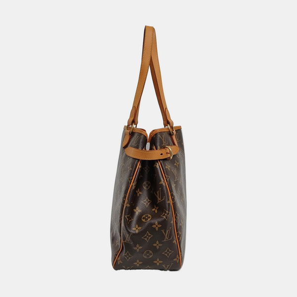 BATIGNOLLES MM Monogram Coated Canvas Brown