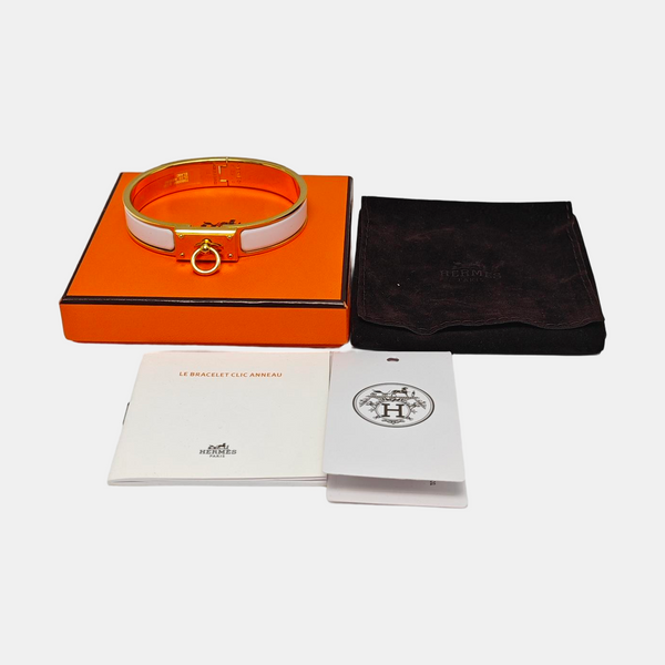 Clic Anneau Metal Gold Bangle