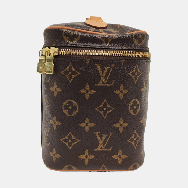 NICE BB Monogram Coated Canvas Brown
