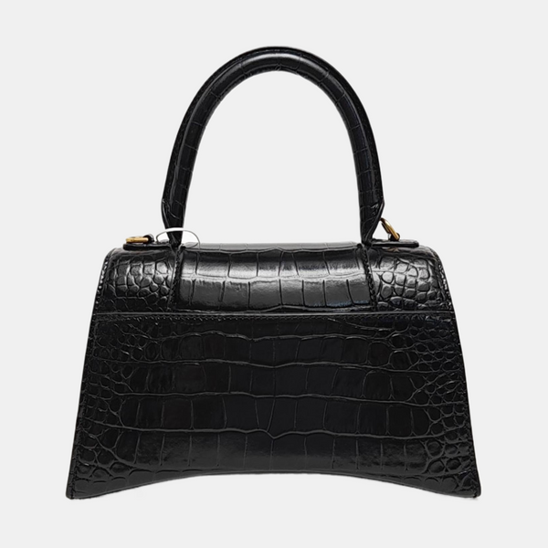 Hourglass S Calfskin Black