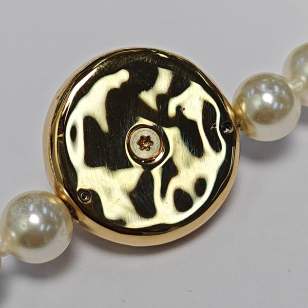 Faux Pearl White Necklace