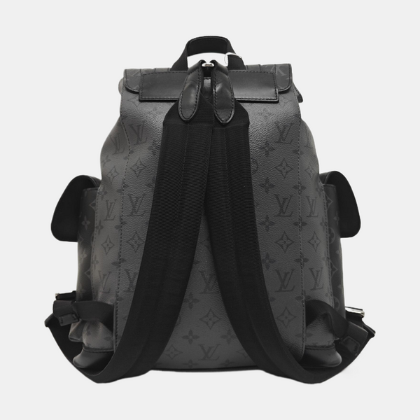 CHRISTOPHER PM Monogram Coated Canvas Gray