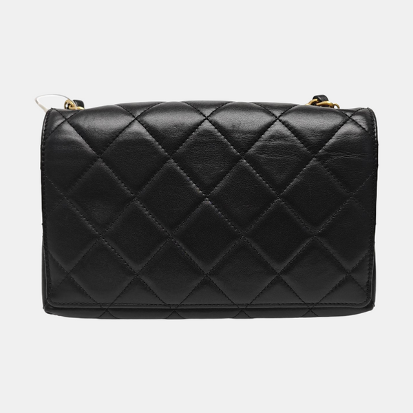 WOC Quilted Lambskin Black