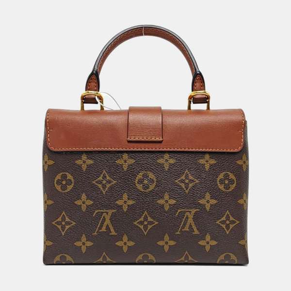 Authenticated pre-owned LOCKY BB Monogram Coated Canvas Brown - Shoulder Bag at Looply