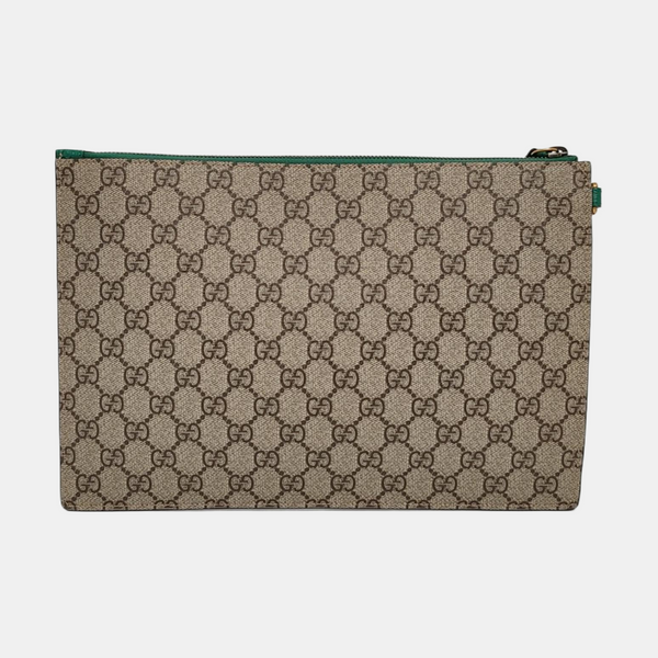 GG Supreme Monogram Coated Canvas Black
