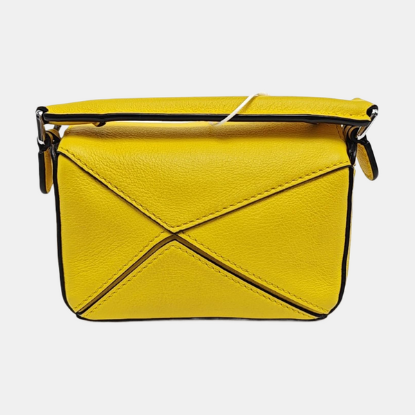 Puzzle Calfskin Yellow