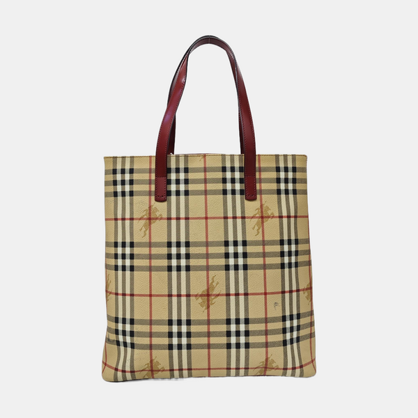 Coated Canvas Top Handle Bag Multicolor