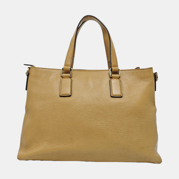 Calfskin Tote Bag Yellow