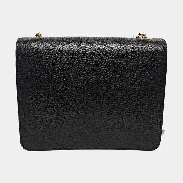 Authenticated pre-owned Interlocking G Small Calfskin Black - Shoulder Bag at Looply