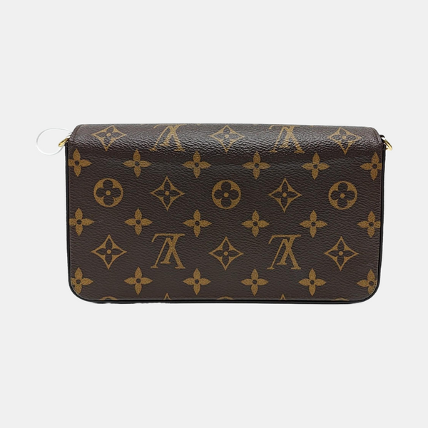 FÉLICIE Monogram Coated Canvas Brown