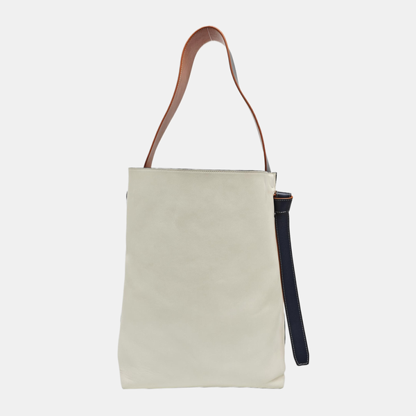 TWISTED CABAS Small Calfskin Gray