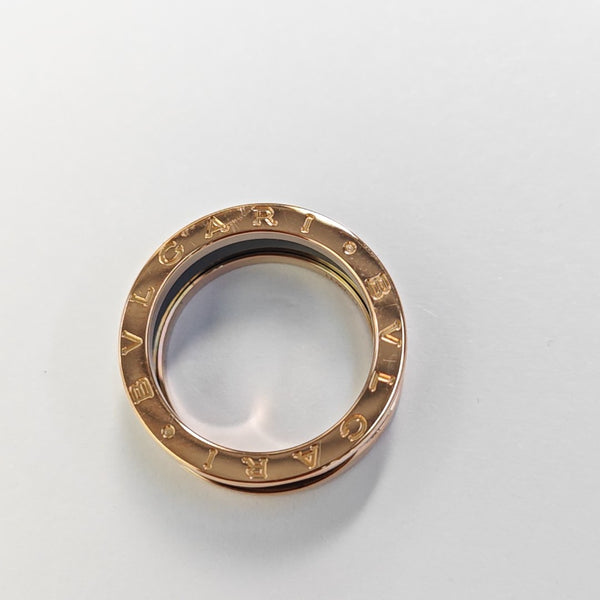 B.ZERO1 18k Rose Gold Ring EU 54