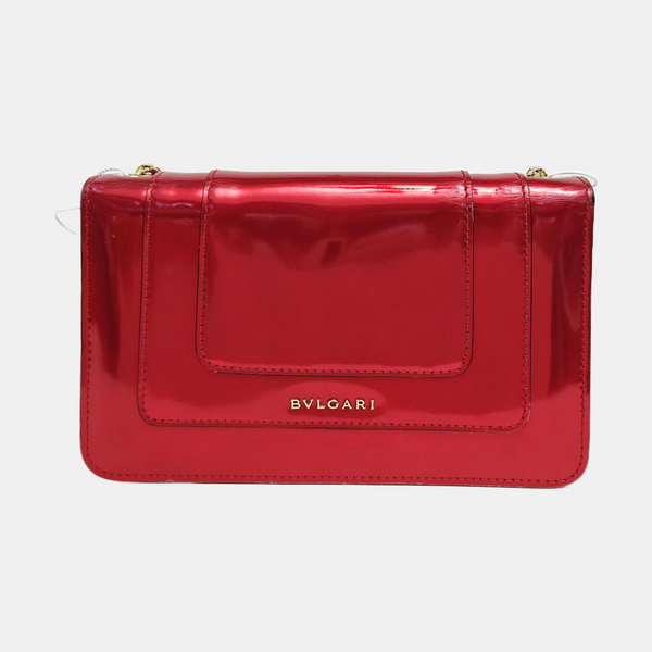 SERPENTI FOREVER Small Patent Leather Red