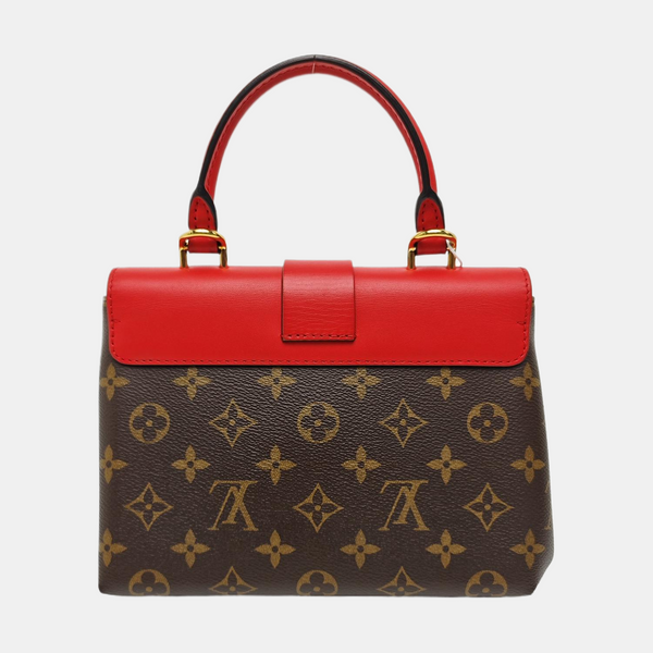 LOCKY BB Monogram Coated Canvas Red