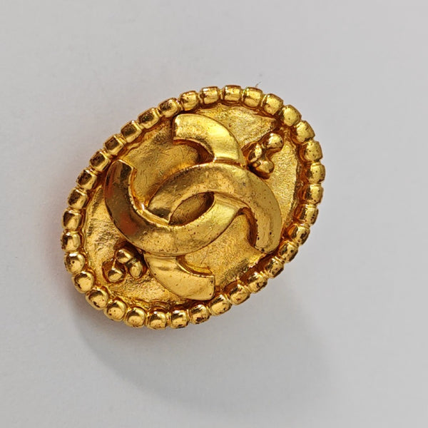 Metal Gold Clip On Earrings
